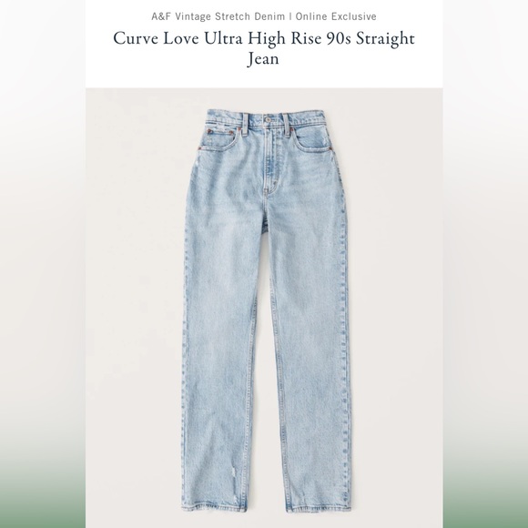 curve love ultra high-rise 90s straight jean - Picture 1 of 2